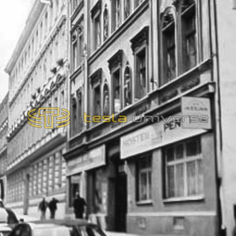 The house on Smeckach St. where Tesla lived while in Prague