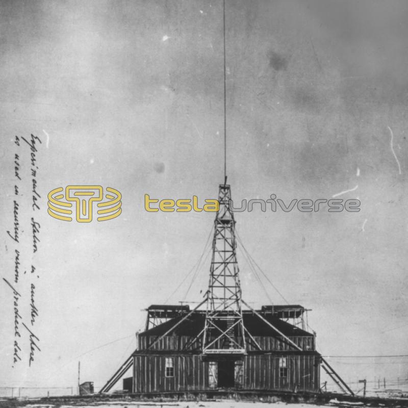 Front view of Nikola Tesla's Colorado Springs Experimental Station