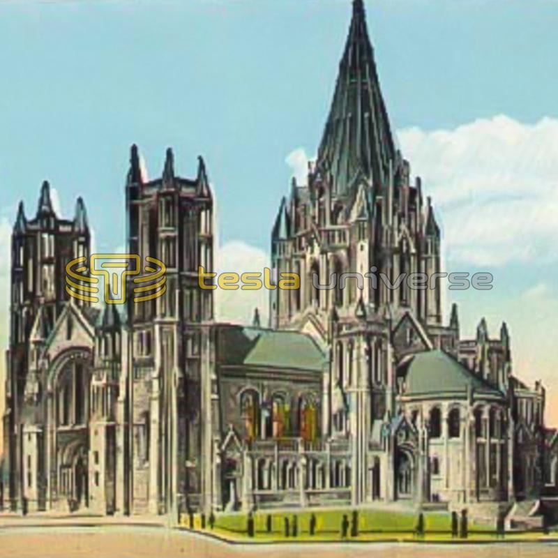 The Episcopal Cathedral of St. John the Divine, the place of Tesla's funeral