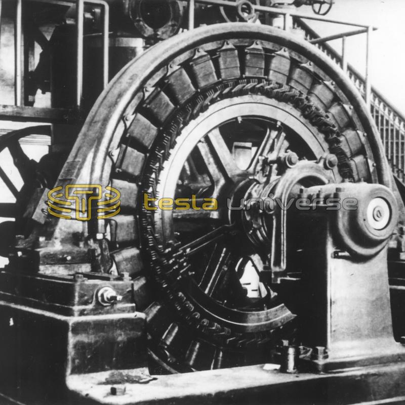 A Westinghouse 200kW alternator, the Wardenclyffe tower's primary power source