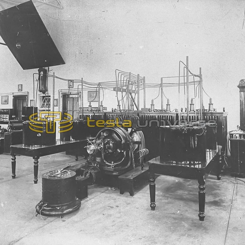 Equipment stored in the experimental area of the Tesla Wardenclyffe lab