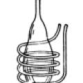 Tesla's electric discharge in vacuum tube experiment