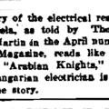 Preview of The Story of the Electrical Researches of Nikola Tesla article