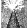 Sketch of Tesla oscillator pictured in Century Magazine