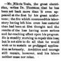 Preview of Nikola Tesla Set Back More Than Appeared at First article