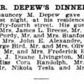 Preview of Dr. Depew's Dinner article