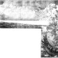 Illustration of ship being destroyed by Tesla's weapon