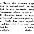 Preview of Nikola Tesla Can Transmit Through The Rare Atmosphere article