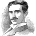 Newspaper Illustration of Nikola Tesla from 1898