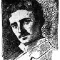 1898 Newspaper Illustration of Nikola Tesla