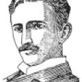 Sketch of Nikola Tesla from 1899
