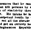 Preview of Tesla Announces That He Can Kill Disease article