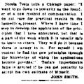 Preview of Nikola Tesla and Posterity article