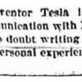 Preview of Inventor Tesla is Dreaming article