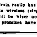 Preview of If Nikola Tesla Really Has Secured Capital article
