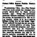 Preview of Wireless Telegraphy - Patent Office Makes Public Tesla's Claims article