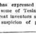 Preview of Skepticism Concerning Tesla's Theories article