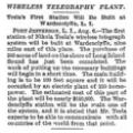 Preview of Wireless Telegraphy Plant article