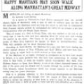 Preview of Happy Martians May Soon Walk Along Manhattan's Great Midway article