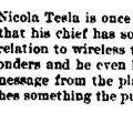 Preview of Mr. Tesla is Always "Going to Do" Wonders article