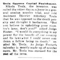Preview of Tesla Opposes Capital Punishment article