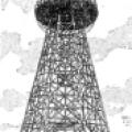 Drawing of Wardenclyffe Tower from 1904