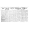 Preview of A Talk with Nikola Tesla article