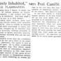 Preview of "Mars is Surely Inhabited," says Prof. Camille Flammarion article