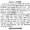 Preview of Tesla's Tower - Contrary Statements About the Exact Height article