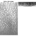 Preview of Tesla and Mars (July 27, 1907) article