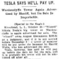Preview of Tesla Says He'll Pay Up article