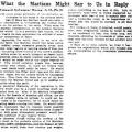 Preview of What the Martians Might Say to Us in Reply article