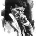Illustration of Nikola Tesla from Monarch of Mechanics Article