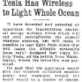 Preview of Tesla Has Wireless to Light Whole Ocean article