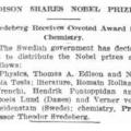 Preview of Edison Shares Nobel Prize (reprint 2) article