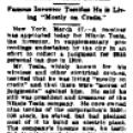 Preview of Nikola Tesla Broke article