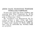 Preview of John Hays Hammond Testing Wireless Torpedo article