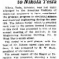 Preview of Edison Medal Goes to Nikola Tesla (reprint) article