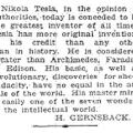 Preview of Nikola Tesla Conceded to Be Greatest Inventor of All Times article