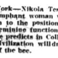 Preview of Nikola Tesla and the Triumphant Woman article