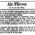 Preview of Air Flivver article