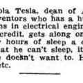 Preview of Tesla Doesn't Want to Sleep article