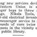 Preview of Nikola Tesla Employs Messenger Service article