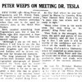 Preview of Peter Weeps on Meeting Dr. Tesla article