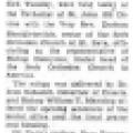 Preview of Rites for Dr. Tesla Held in Cathedral article