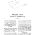 Preview of Nikola Tesla - Pathfinder of the Electrical Age article