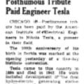 Preview of Posthumous Tribute Paid Engineer Tesla article