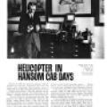 Preview of Helicopter in Hansom Cab Days article