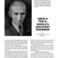 Preview of Nikola Tesla, World's Greatest Engineer article