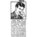 Preview of World Almanac Facts - Nikola Tesla article